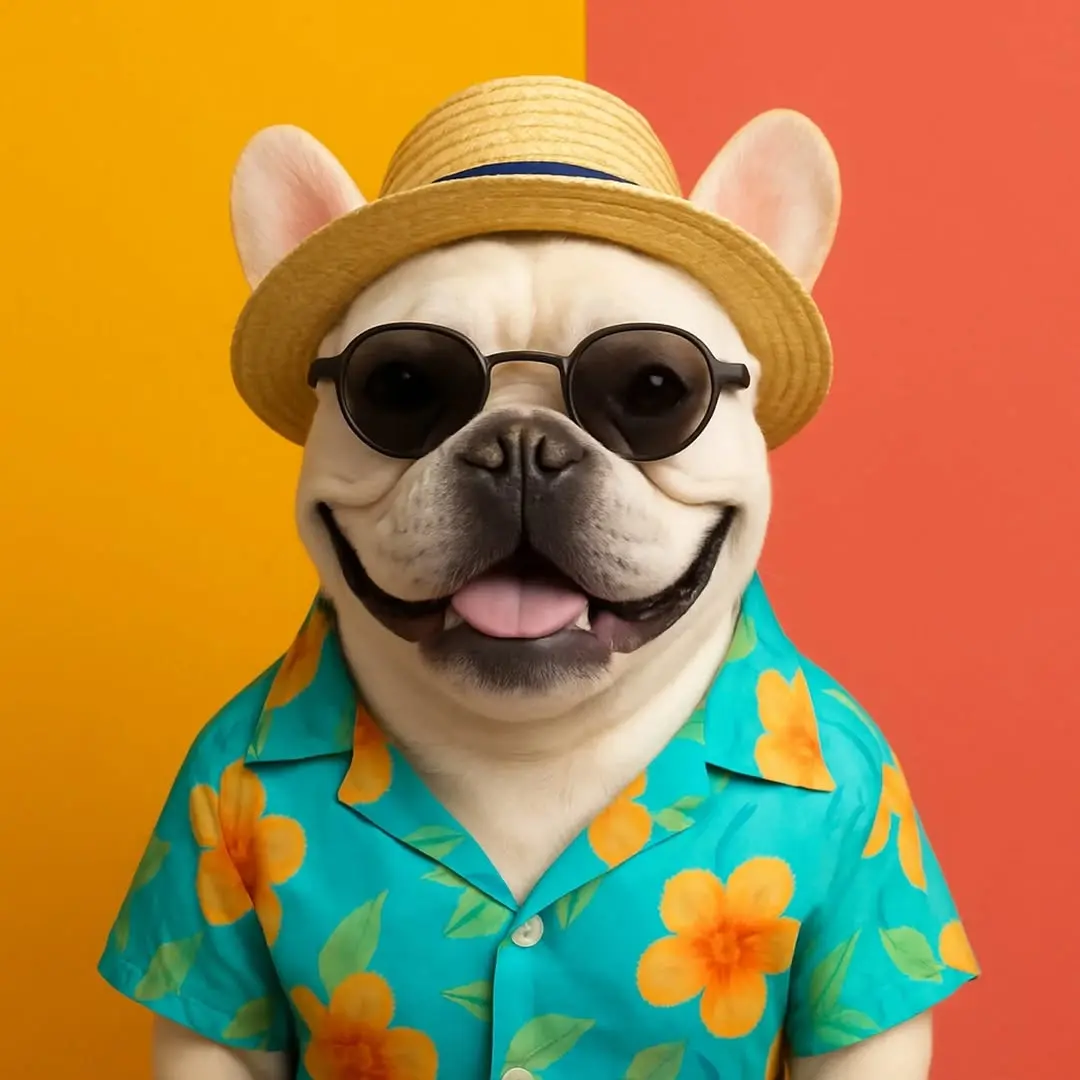 Pet portrait example