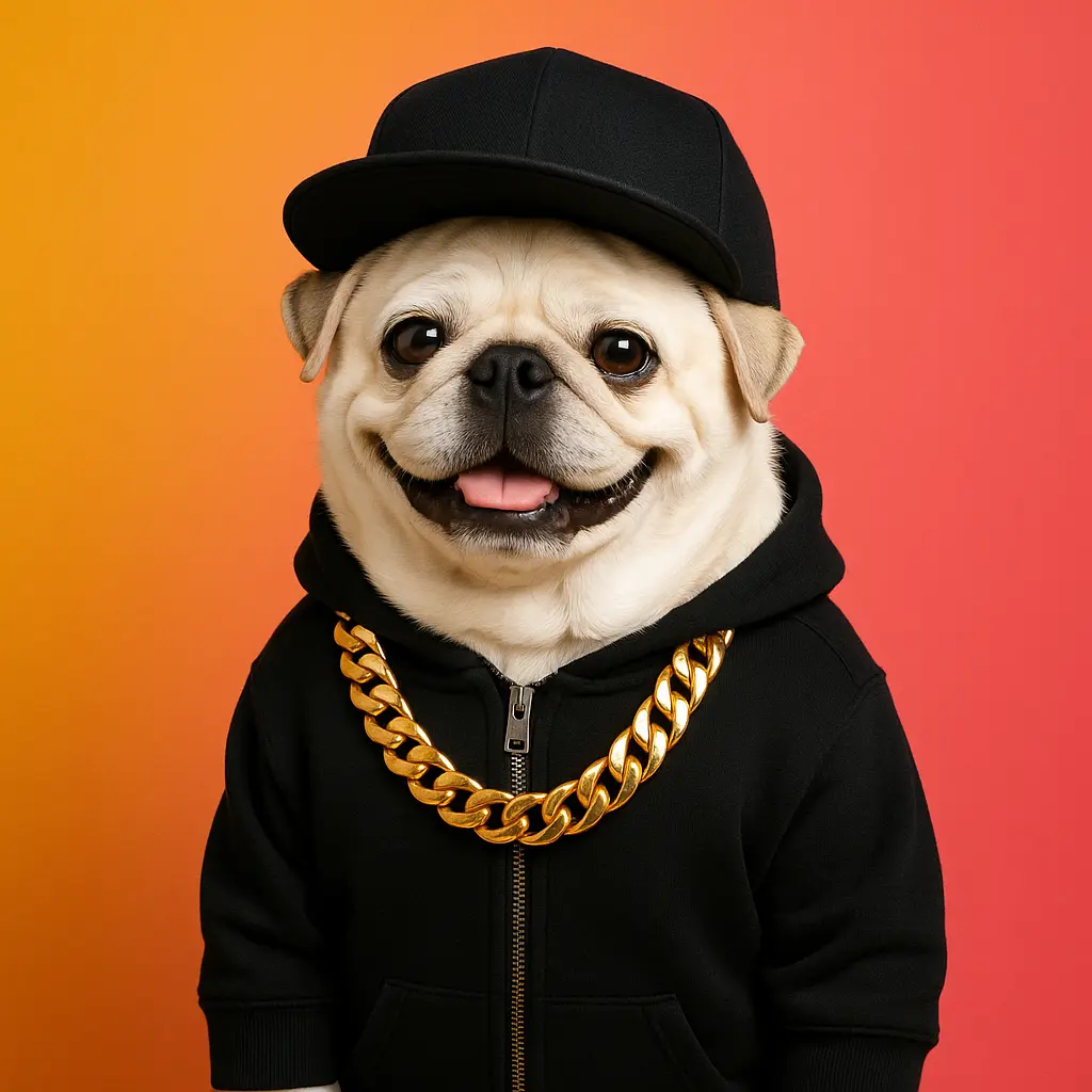 Pet portrait example